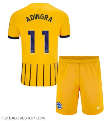 Brighton Simon Adingra #11 Dětské Venkovní Dres 2024-25 Krátký Rukáv (+ trenýrky)